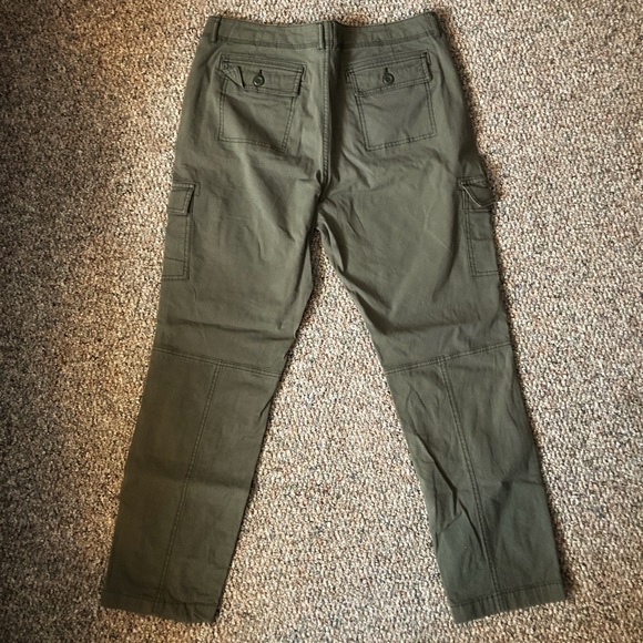 Stretch Cargo Pants, Mid-Rise Straight-Leg- Tall! - Picture 8 of 9